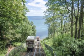 Torquay, UK - Babacombe Cliff Railway